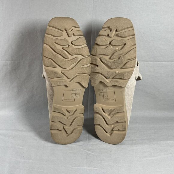 Dolce Vita Women's‎ Ivory Suede Elias Slip On Lug Sole Loafers Shoe Size 10-NEW - Picture 7 of 8